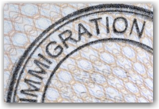 Passport immigration stamp